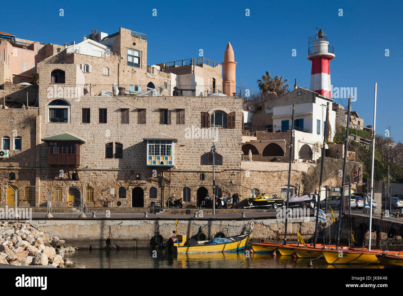 Israel, Tel Aviv, Jaffa, Jaffa Old Port Stock Photo