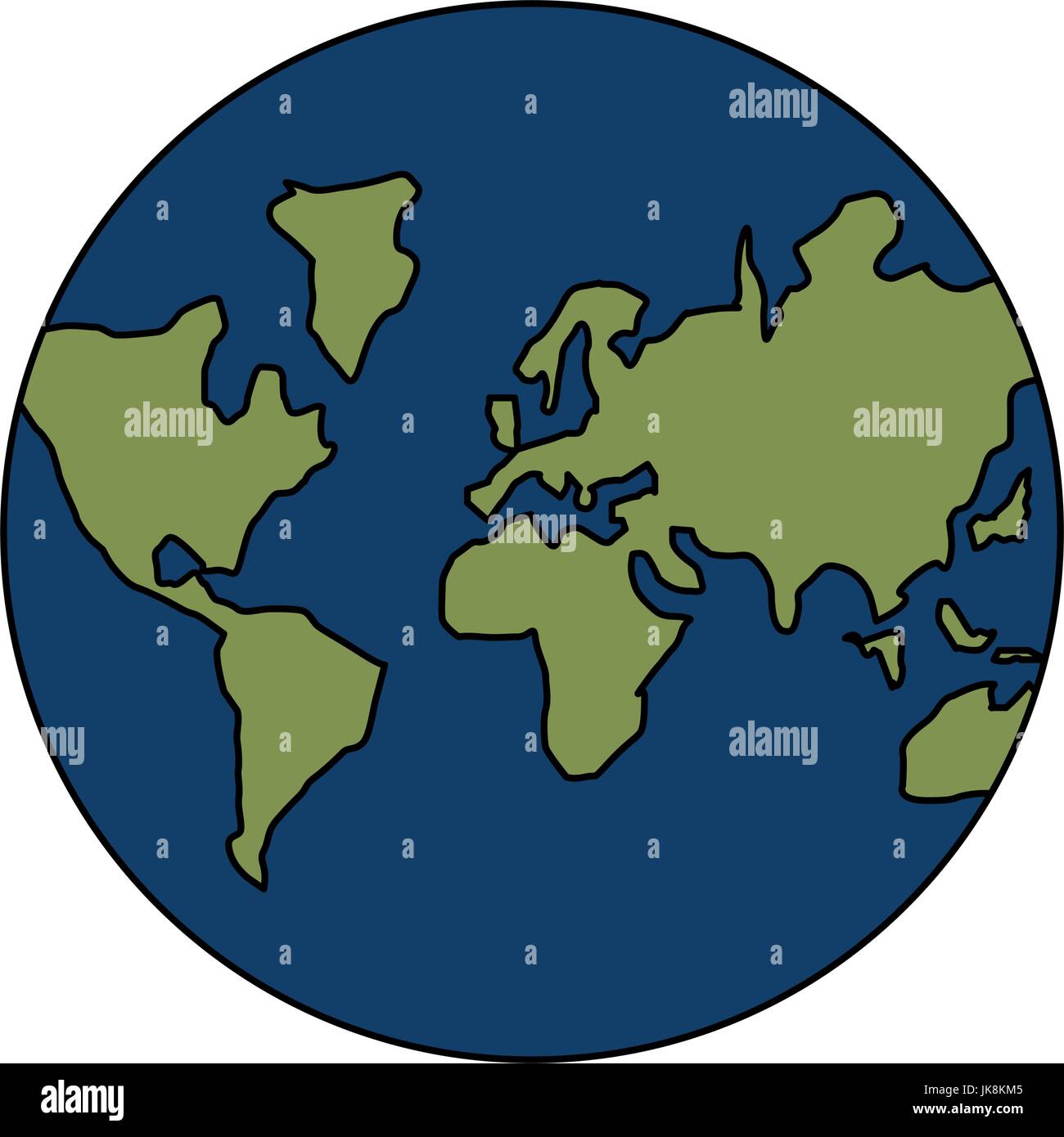 World earth isolated Stock Vector Image & Art - Alamy