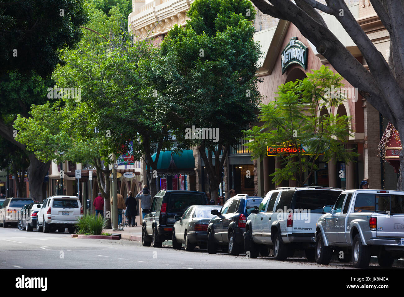 USA, California, Southern California, San Luis Obispo, Higuera Street, downtown Stock Photo
