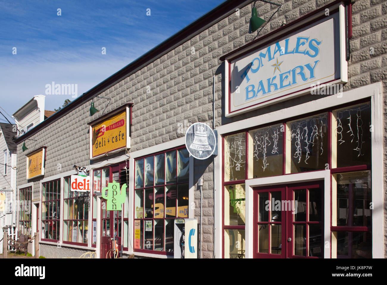 USA, California, Northern California, North Coast, Tomales, sign for