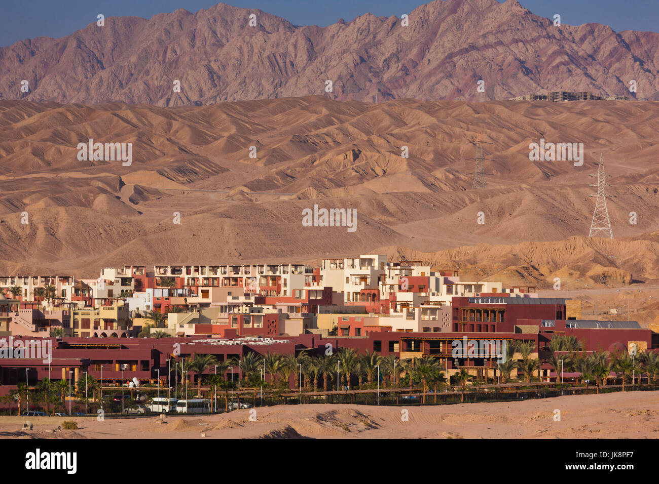 Jordan, Aqaba, Tala Harbor development, overview Stock Photo Alamy