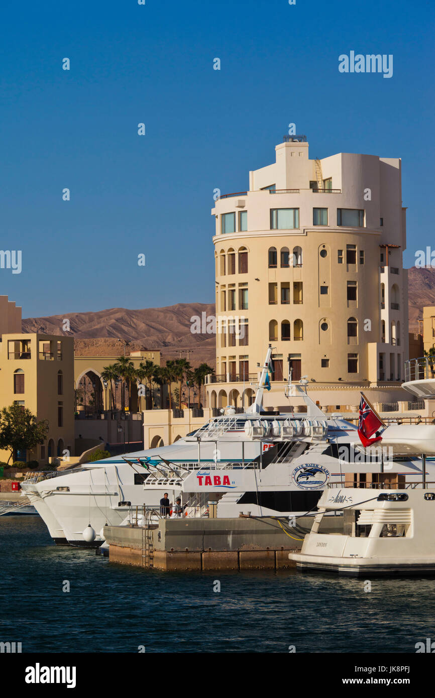 Jordan, Aqaba, Tala Harbor development, marina Stock Photo Alamy