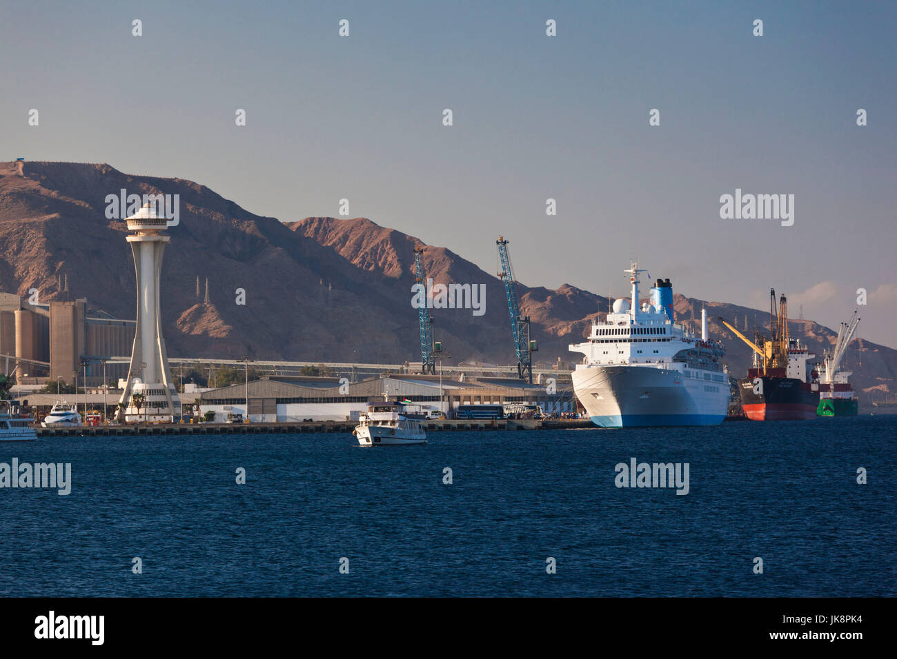 Jordan, Aqaba, Port of Aqaba Stock Photo - Alamy