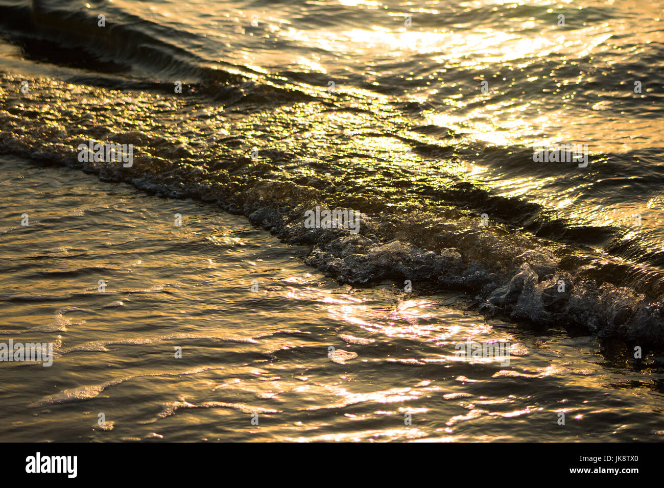 Glow of the Waves Stock Photo Alamy