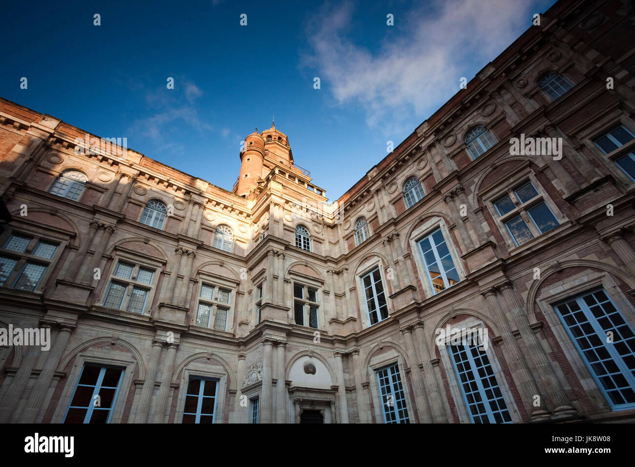 France, Midi-Pyrenees Region, Haute-Garonne Department, Toulouse, Hotel d'Assezat, finest private mansion in the city, home of the Foundation Bemberg Stock Photo