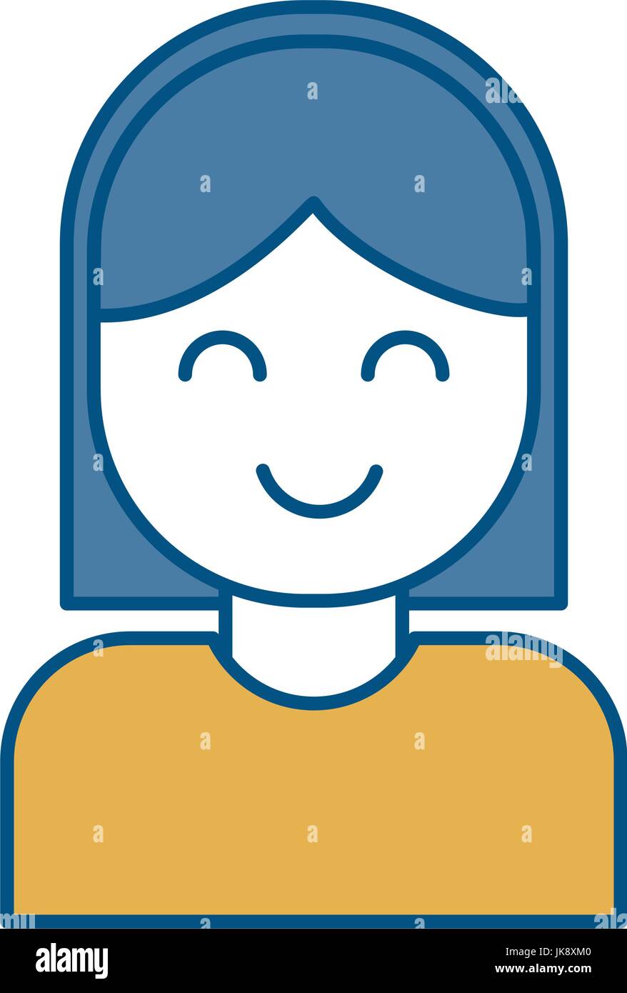 cartoon woman icon Stock Vector Image & Art - Alamy
