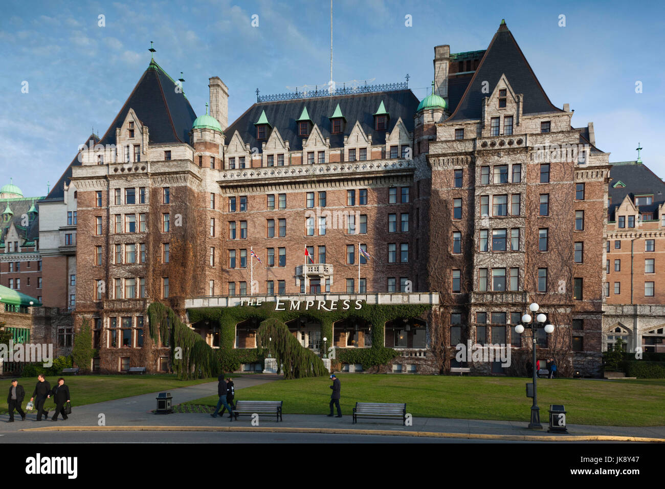 Canada, British Columbia, Vancouver Island, Victoria, Fairmont Empress Hotel Stock Photo