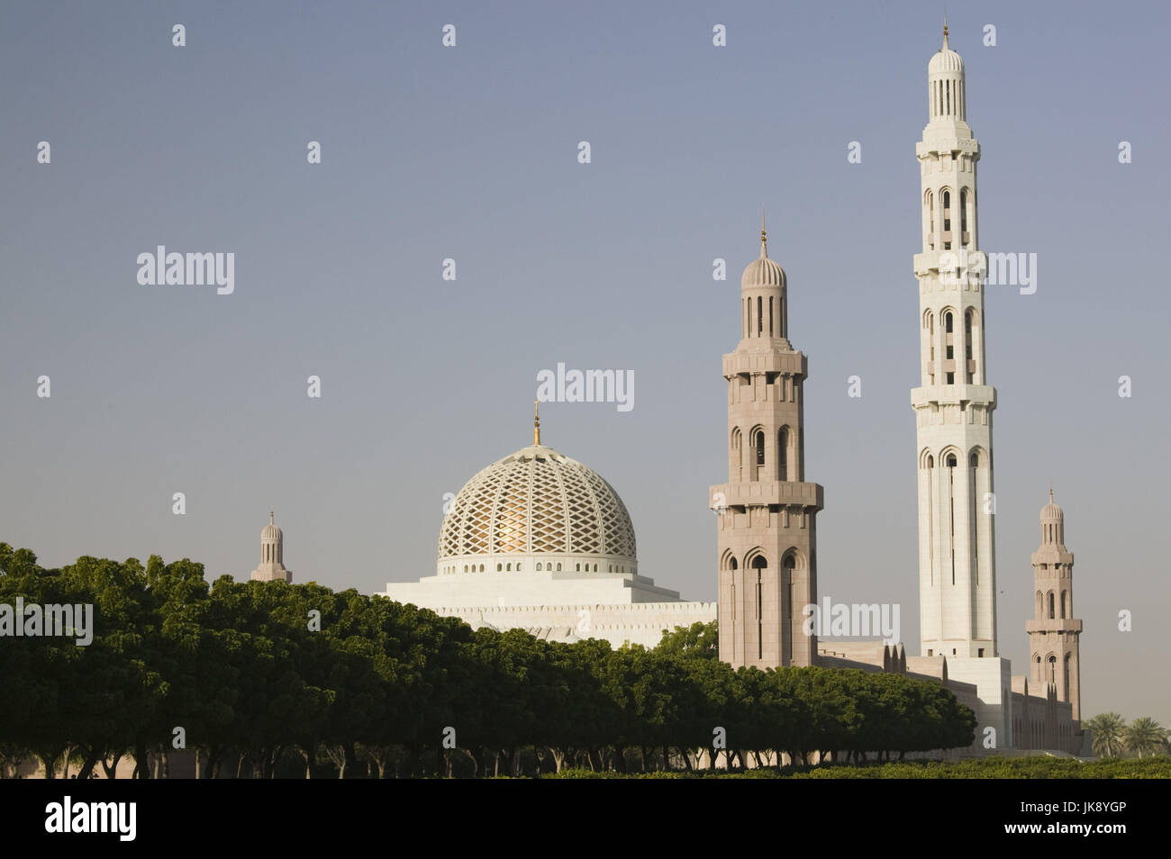 Oman, Maskat, Moschee Ghala & Al-Ghubrah, Kuppel, Minarette, Stock Photo