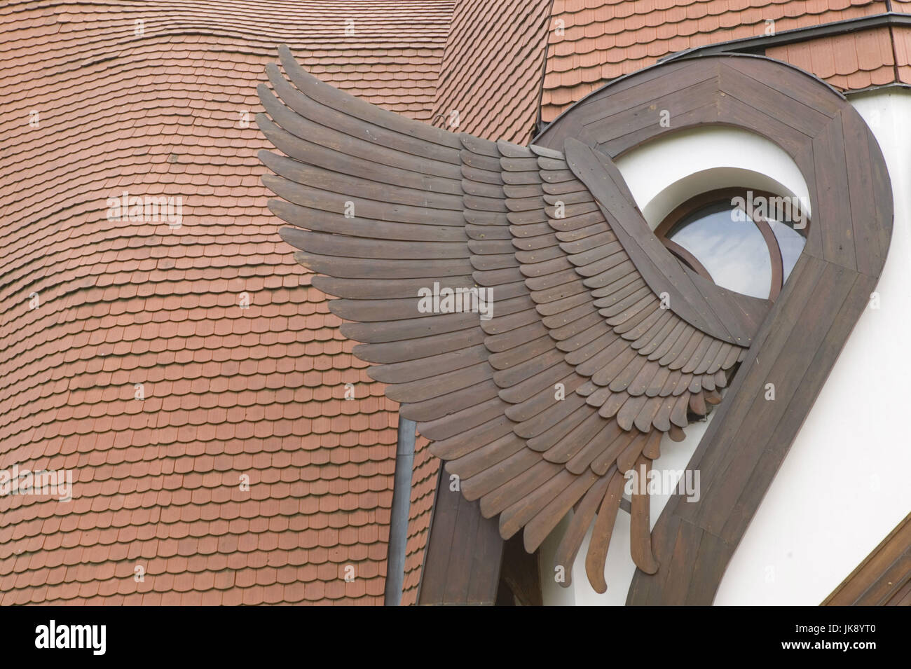 Ungarn Balaton Siofok Evangelische Kirche Detail Fassade