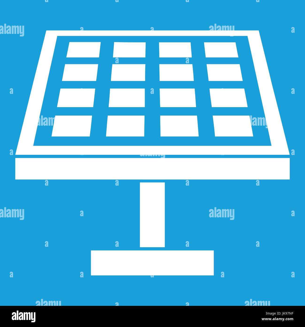 Solar energy panel icon white Stock Vector Image & Art - Alamy