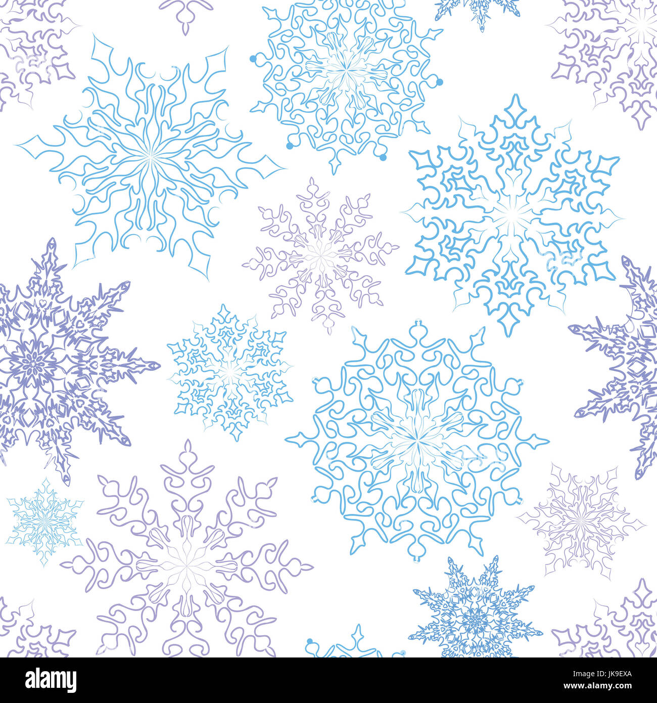 Snow seamless pattern Christmas Winter holiday background Stock Photo ...