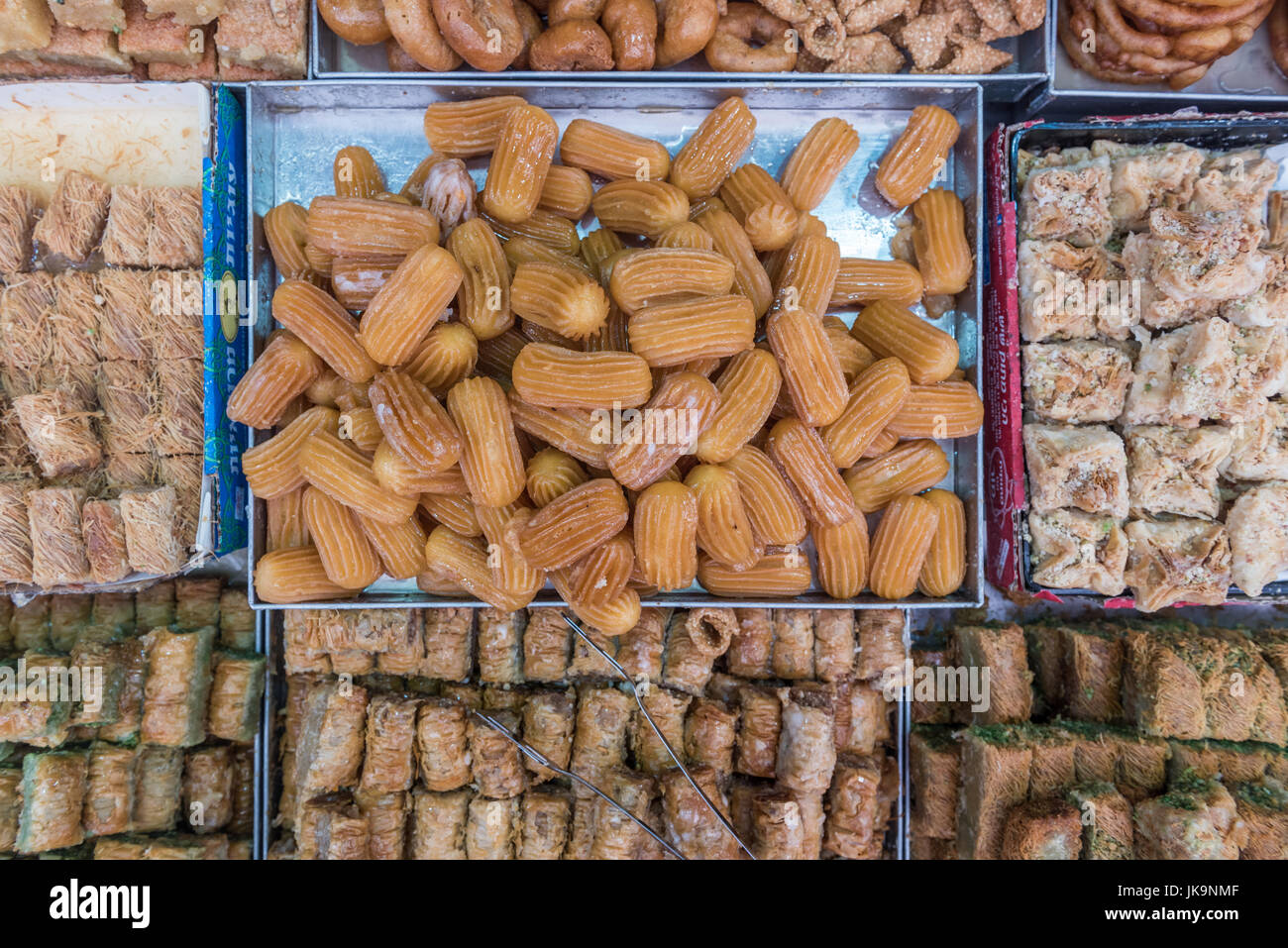 Shuk mahane Yehuda market, Jerusalem, Israel Stock Photo