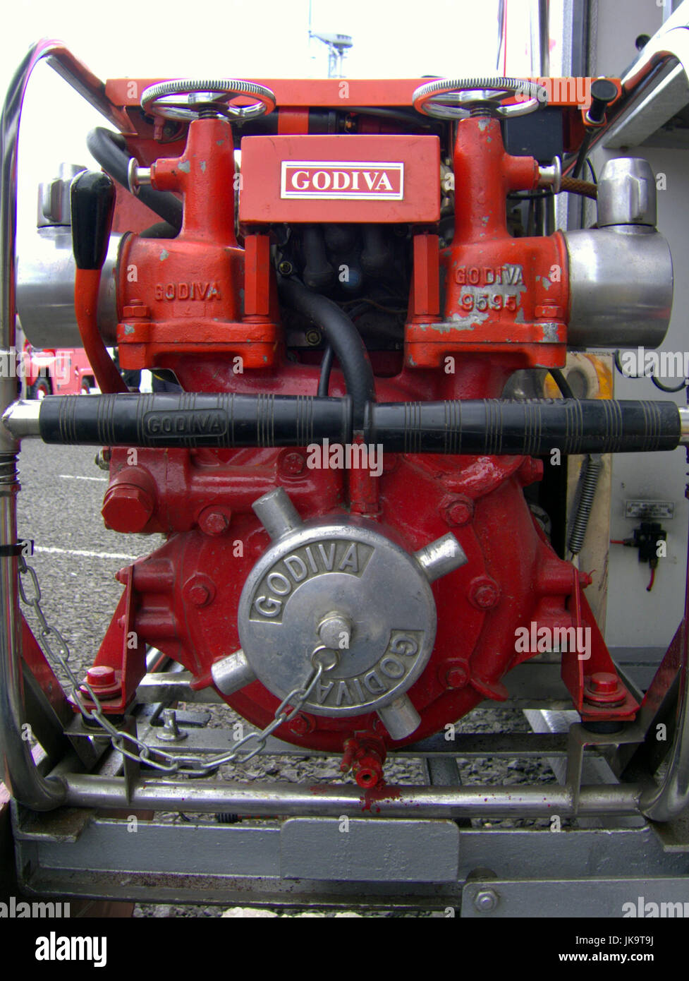 Strathclyde fire brigade preservation group society vintage fire equipment and engines show Stock Photo