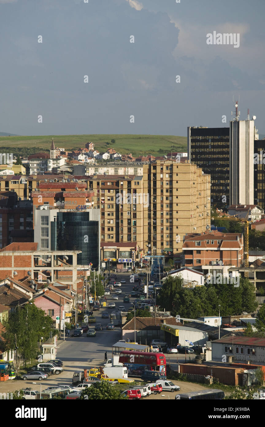 Kosovo, Prishtina, Stadtzentrum, Tirana-Straße, Stock Photo