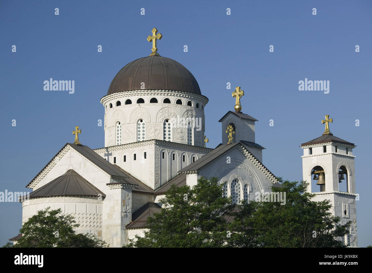 Montenegro, Podgorica, Hauptstadt, Auferstehungskirche, Stock Photo