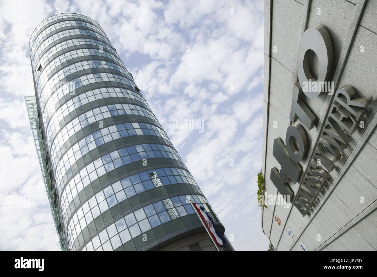Kroatien, Zagreb, Hoto Business Tower, Stock Photo