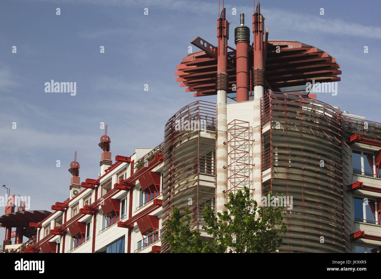 Serbien, Belgrad, Bulevar Mihajla Pupina, Architektur, Geschäftsgebäude, modern, Stock Photo