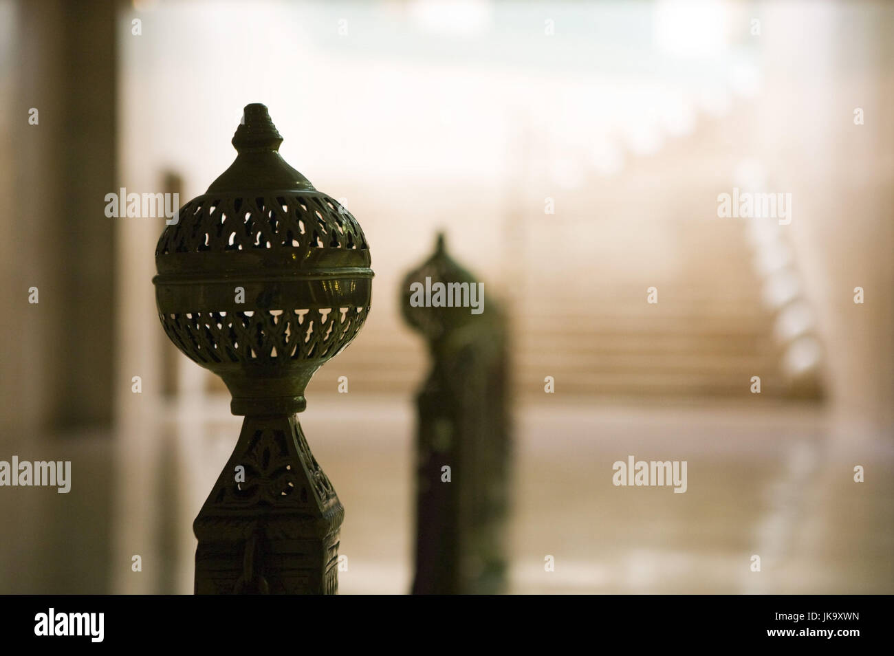 Marokko, Casablanca, Moschee Hassan II., Treppengeländer, Detail, Stock Photo