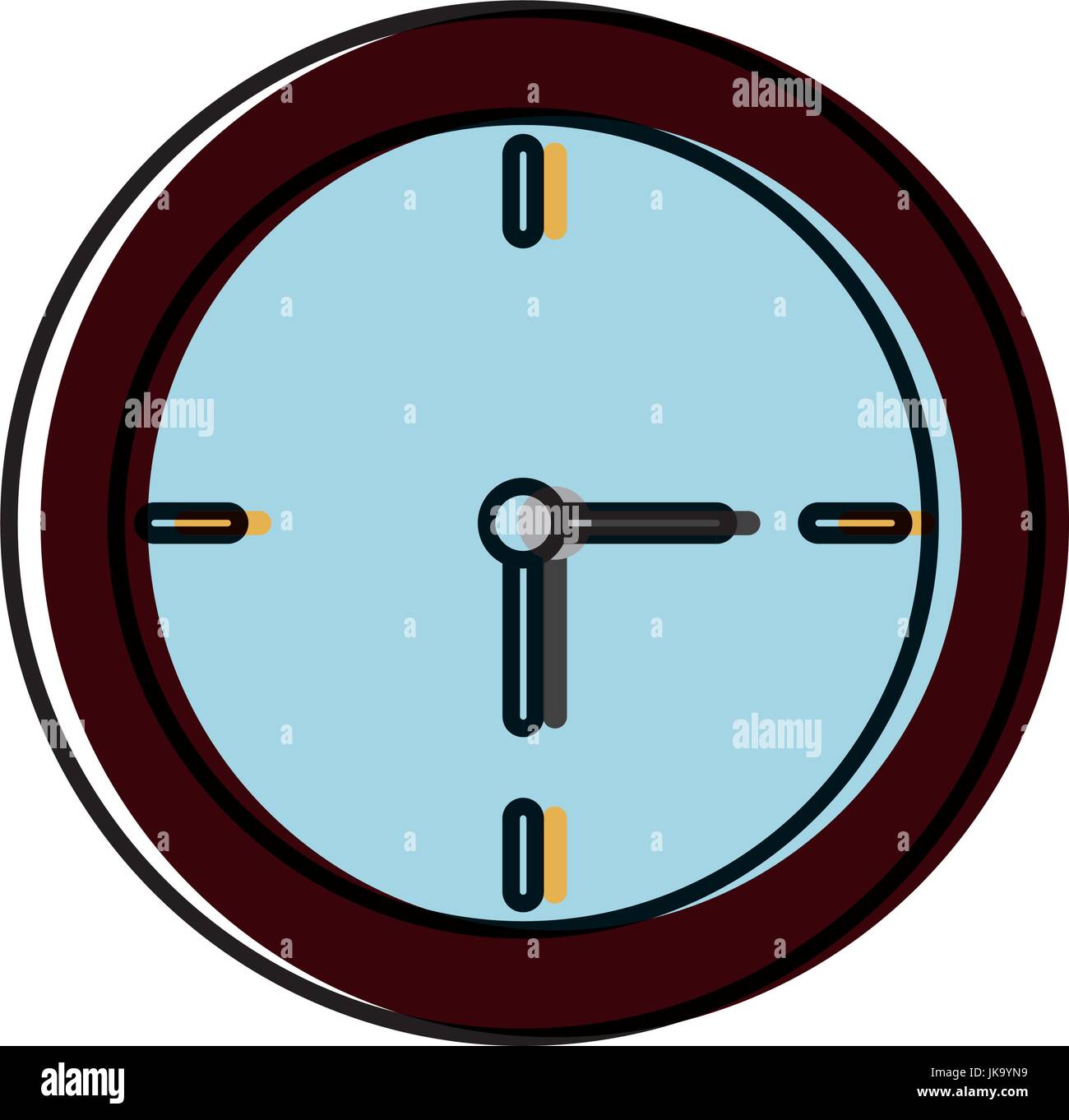 clock icon image Stock Vector Image & Art - Alamy