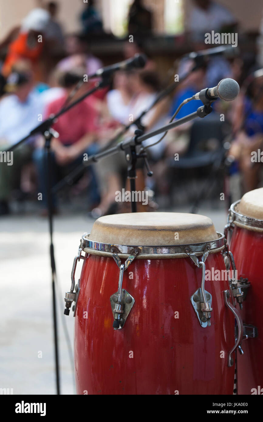Cuba, Havana, Vedado, Conjunto Folklorico Nacional, crowds at the