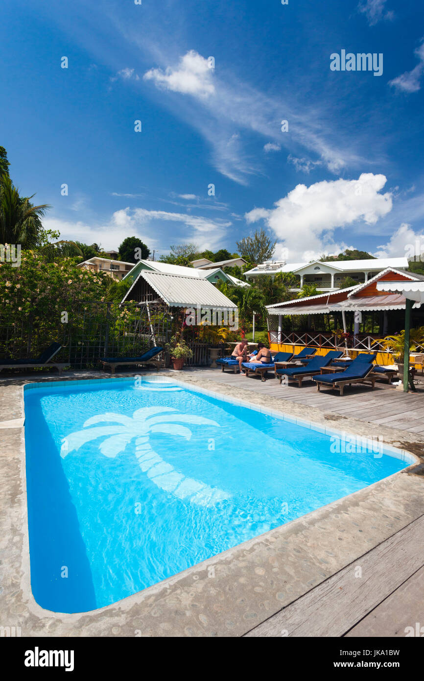 St. Vincent and the Grenadines, St. Vincent, Villa Beach, swimming pool