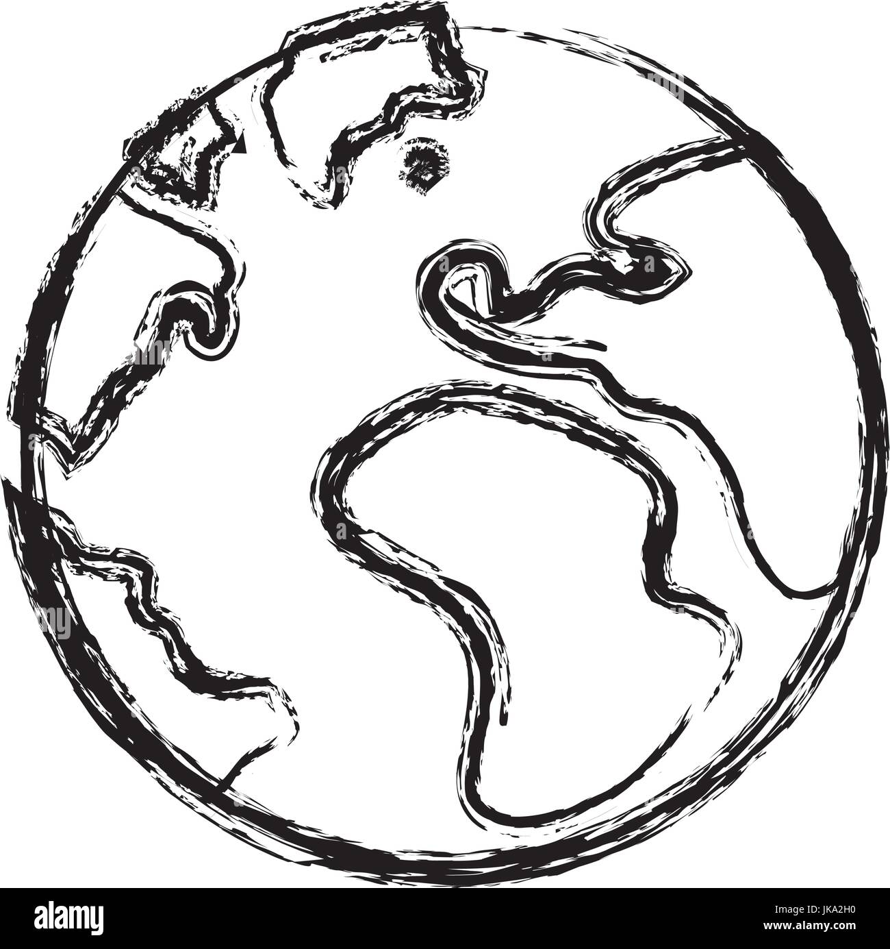 earth planet icon Stock Vector Image & Art - Alamy