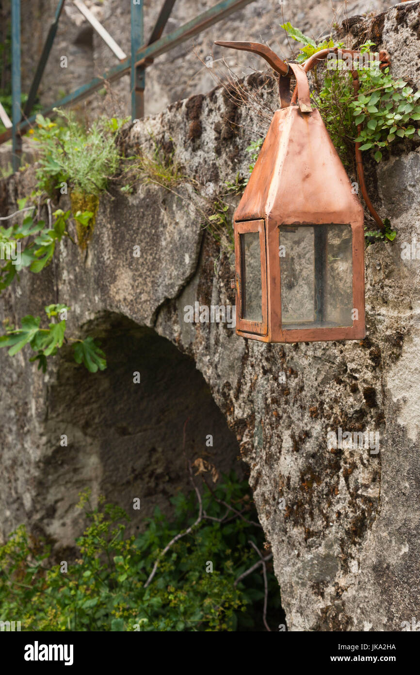 France, Corsica, Haute-Corse Department, Central Mountains Region, Corte, Citadel, lantern Stock Photo