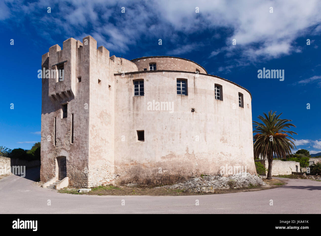 France, Corsica, Haute-Corse Department, Le Nebbio Region, St-Florent, the Citadel Stock Photo