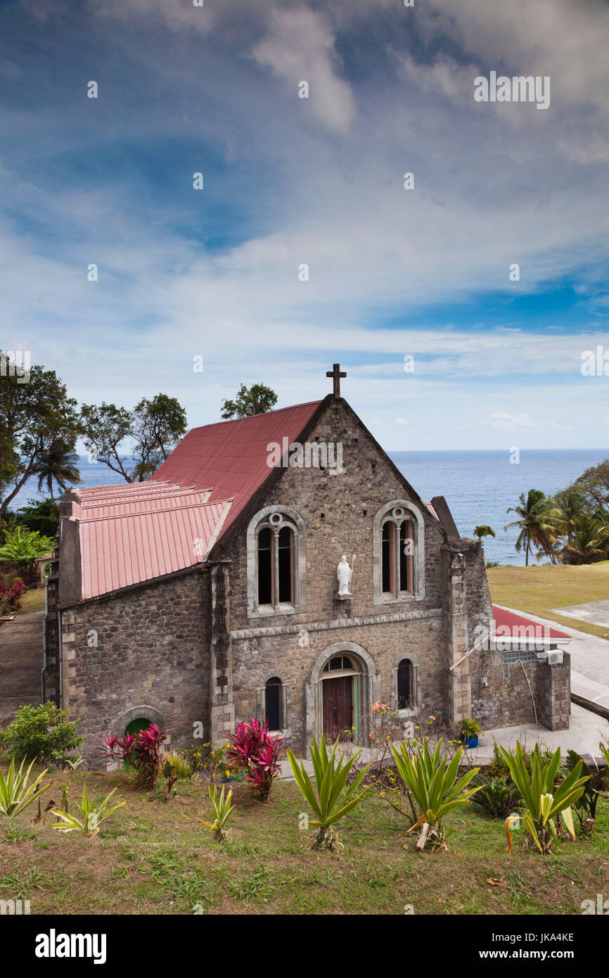 Dominica, Roseau, Grand Bay Area, Berekua town church Stock Photo Alamy