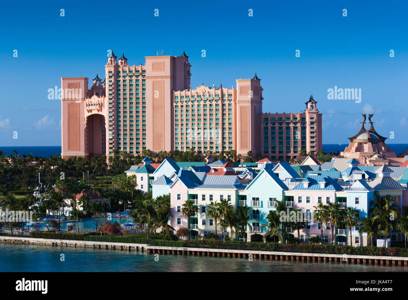 Bahamas, New Providence Island, Nassau, Paradise Island, Atlantis Hotel and Casino Stock Photo