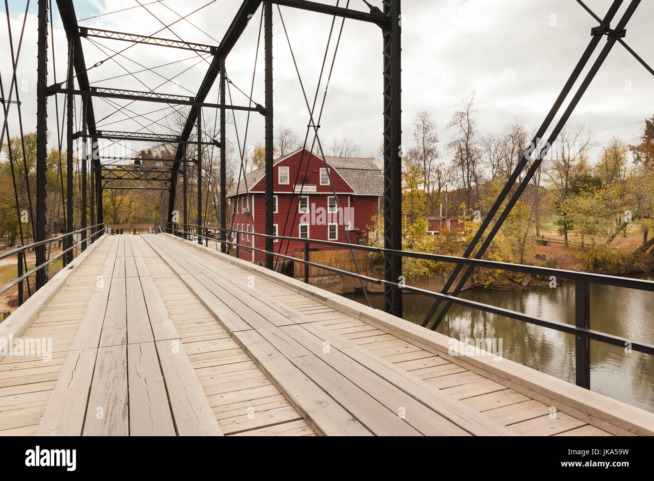 Bridge by the the war eagle mill hires stock photography and images