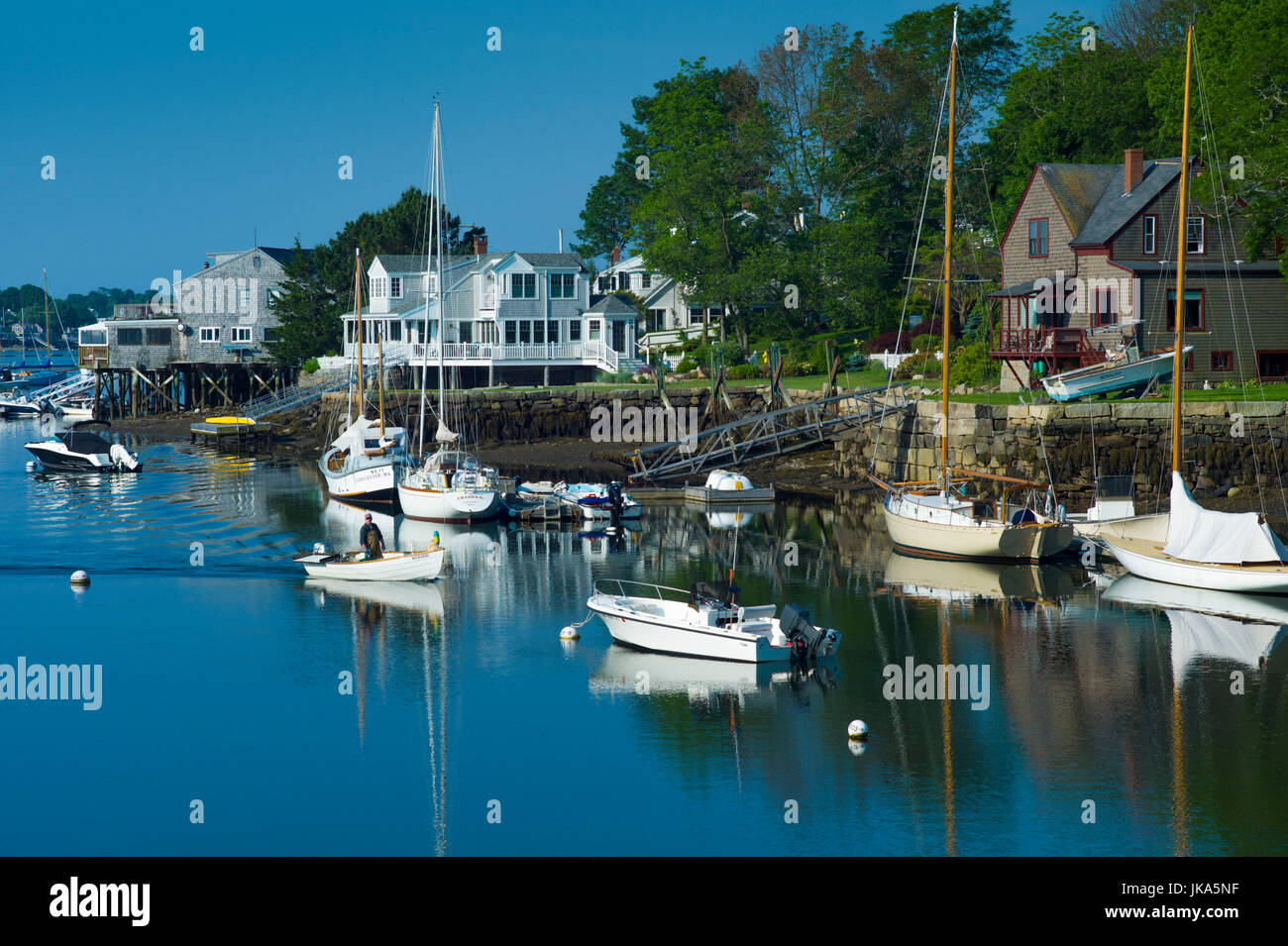 USA, Massachusetts, Gloucester, Lobster Cove, Annisquam village Stock