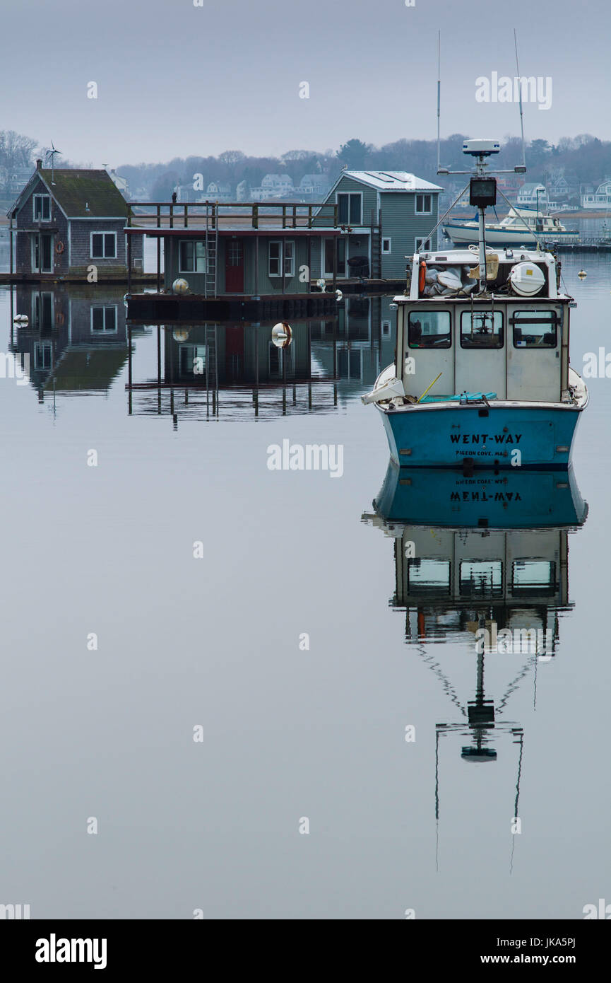 USA, Massachusetts, Gloucester, Lobster Cove, Annisquam Village Stock