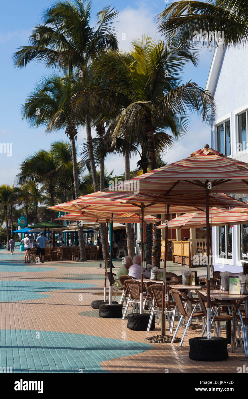 USA, Florida, Gulf Coast, Fort Myers Beach, beachfront cafes, Stock Photo