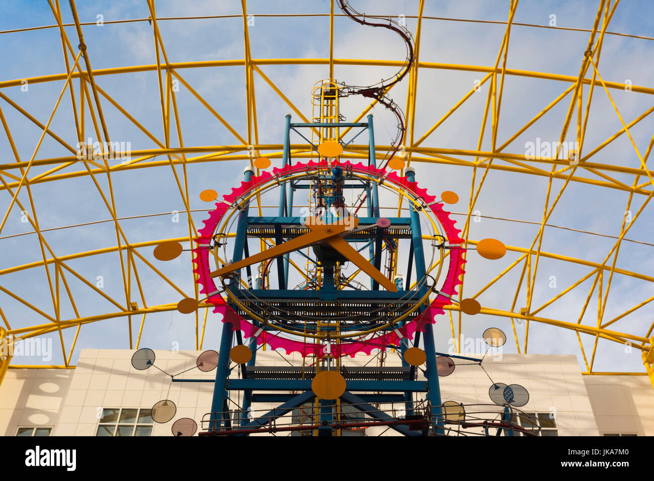 USA, Florida, Fort Lauderdale, Museum of Discovery and Science, clock