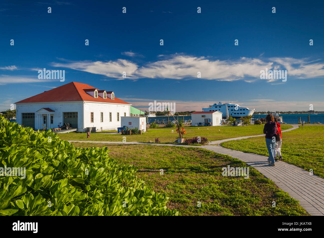 USA, Florida, Riviera Beach, Peanut Island Park, former US Coast Guard