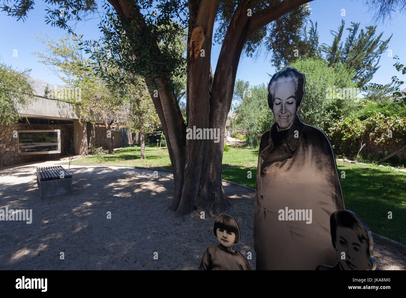 Chile Elqui Valley Vicuna Museo Gabriela Mistral Dedicated To Noble Prize Winning Poet Gabriela Mistral Artwork Stock Photo Alamy