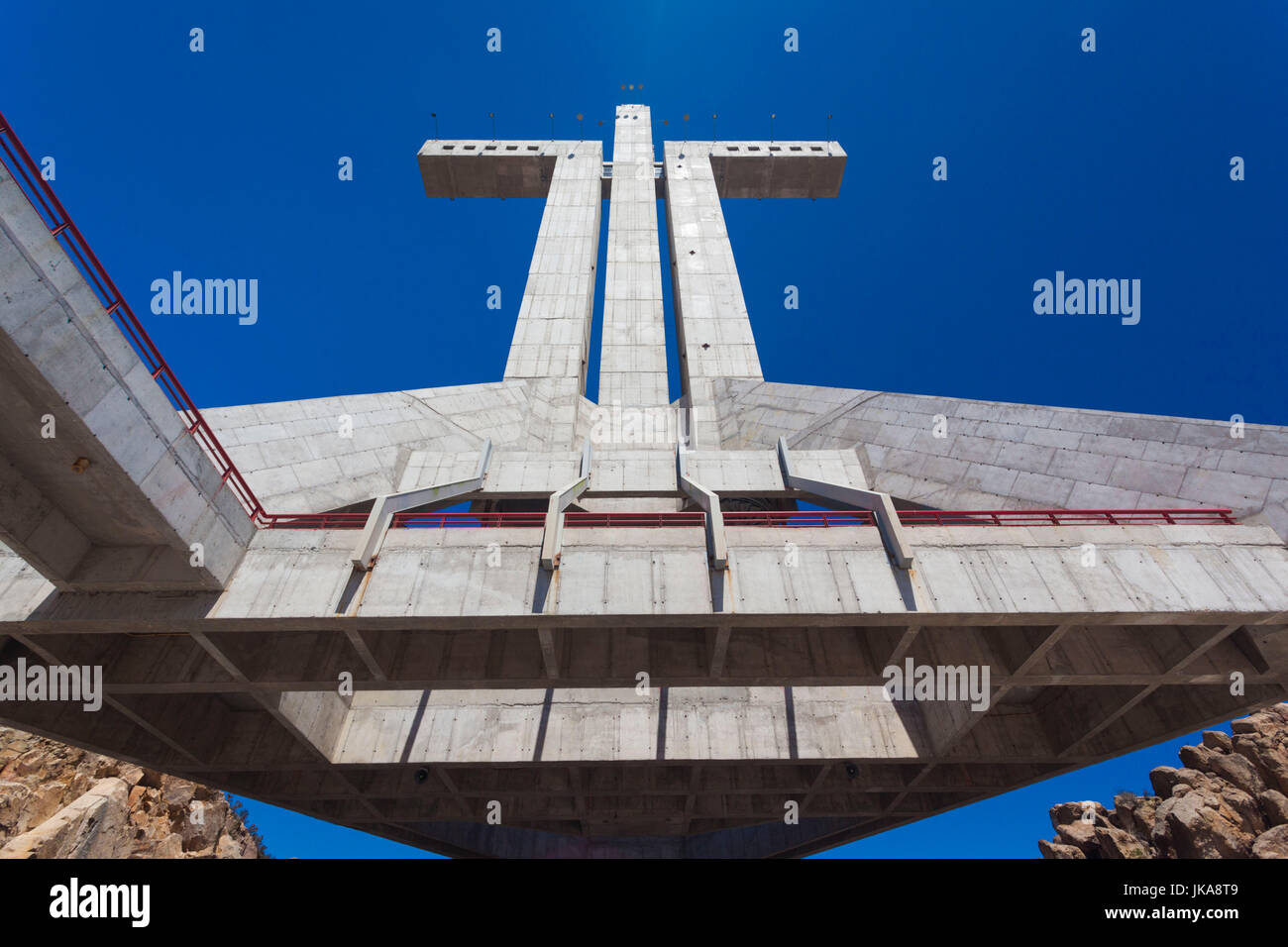 Chile, Coquimbo, Cruz del III Milenio, millenial cross monument Stock Photo