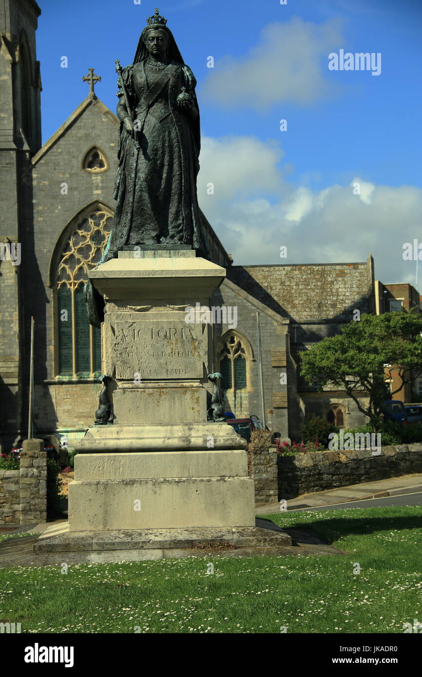 Queen victoria statue weymouth hires stock photography and images Alamy