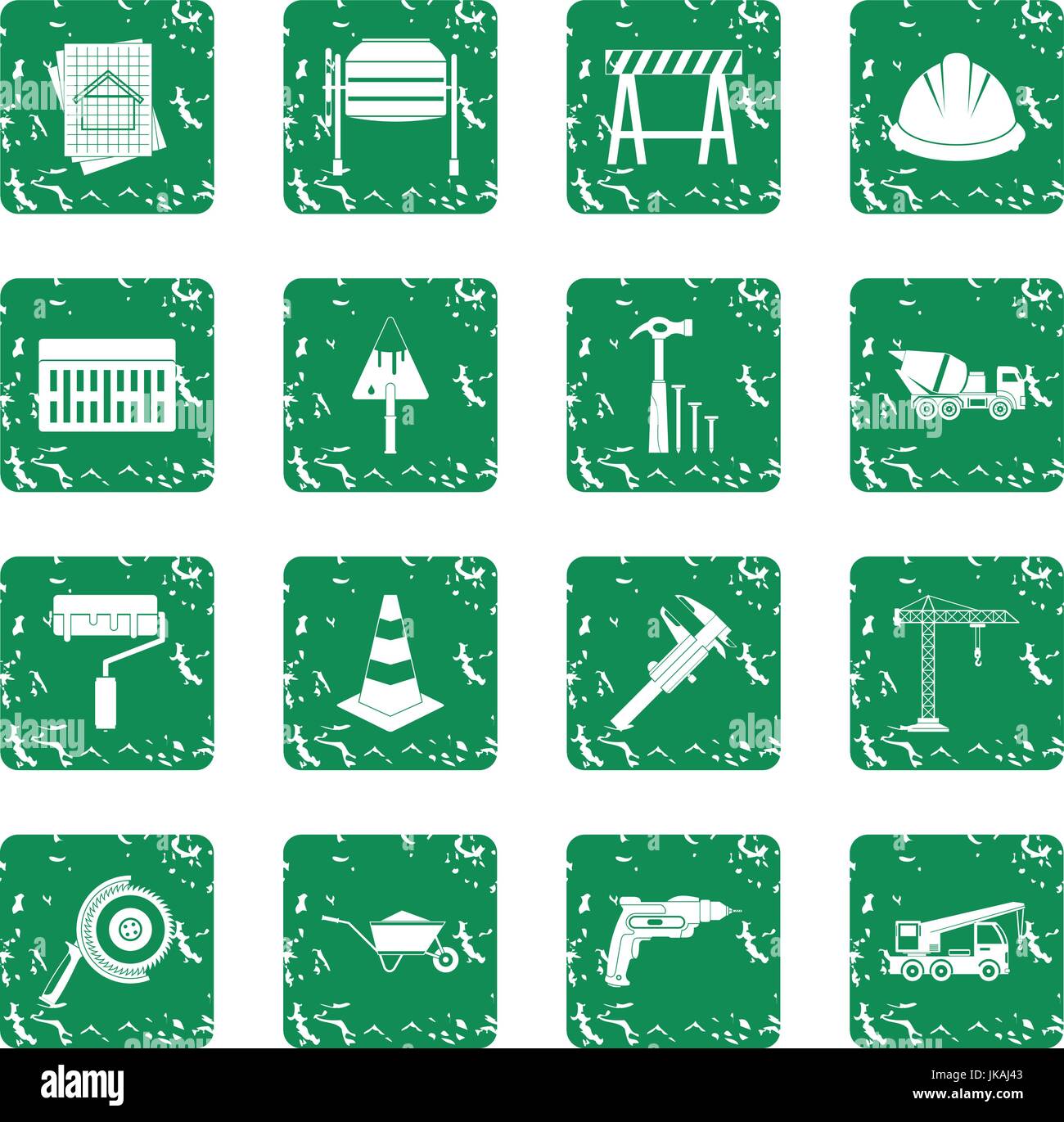 Architecture Icons set grunge Stock Vector Image & Art - Alamy
