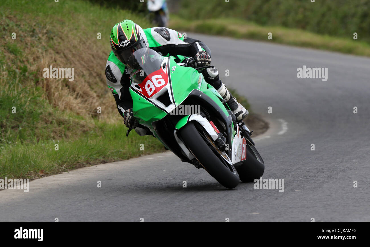 Derek McGee, Skerries 100 Road Races, Ireland 2017 Stock Photo