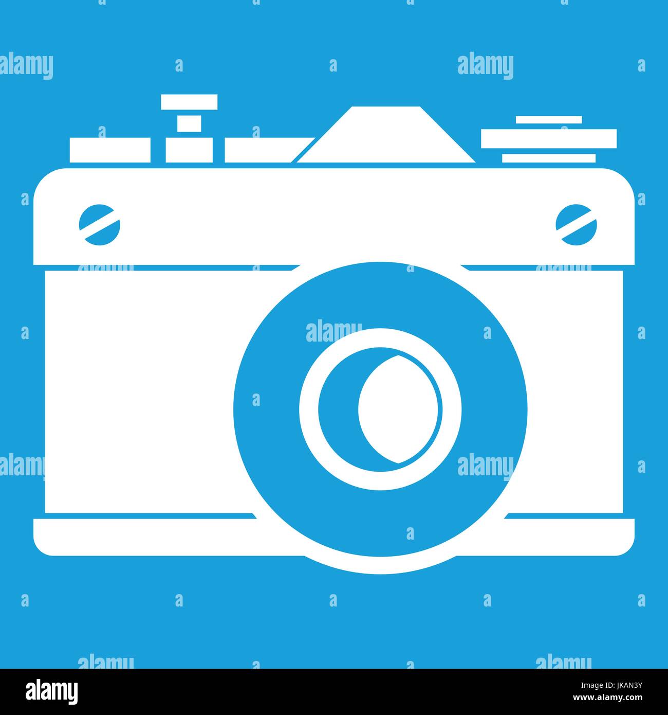 Retro camera icon white Stock Vector Image & Art - Alamy