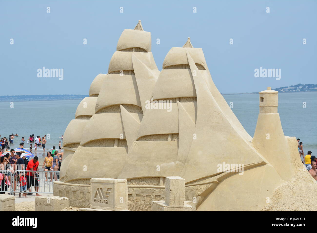The Revere Beach Sand Sculpting Festival in Revere, Massachusetts north
