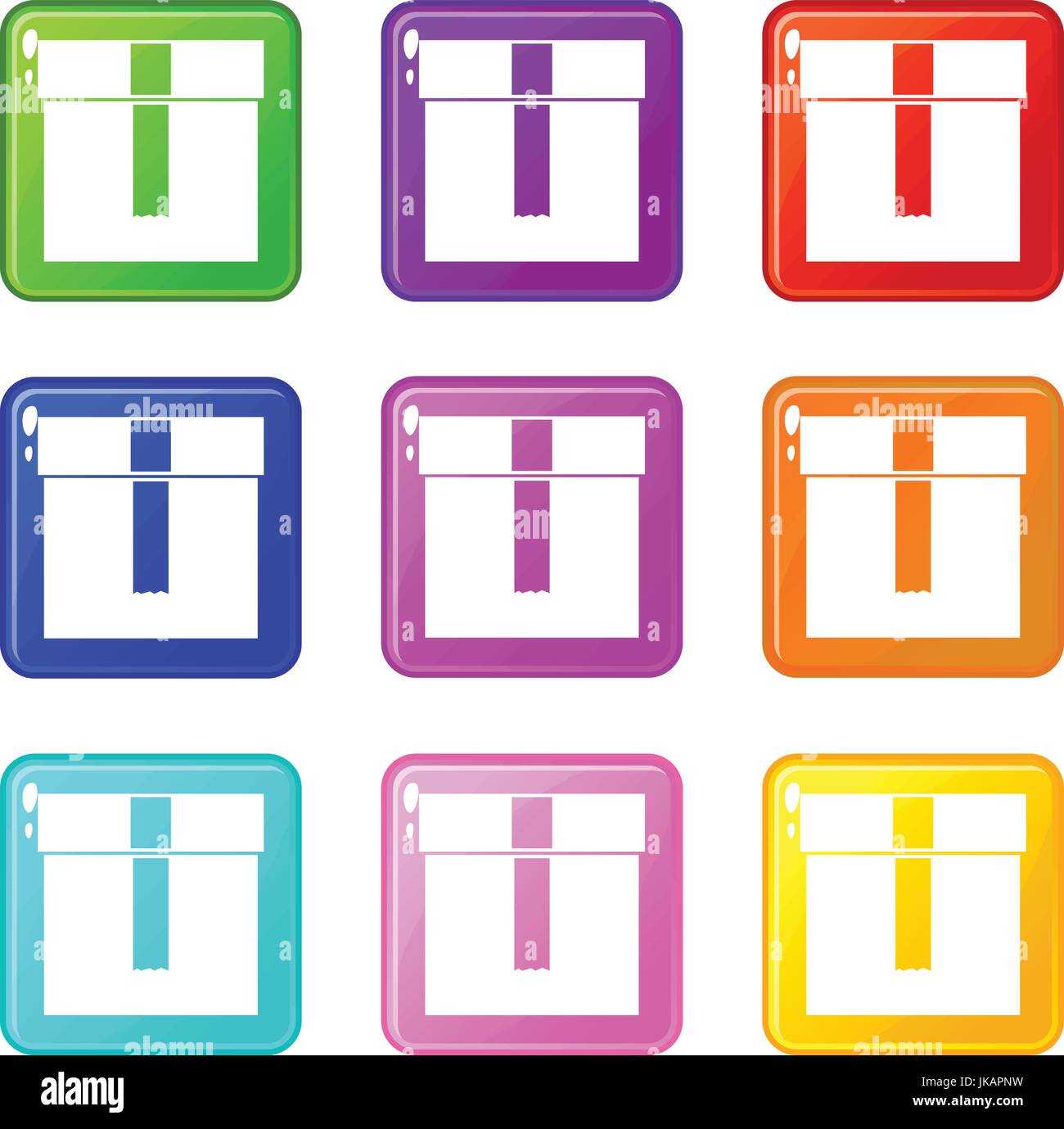 Box set 9 Stock Vector Image & Art - Alamy