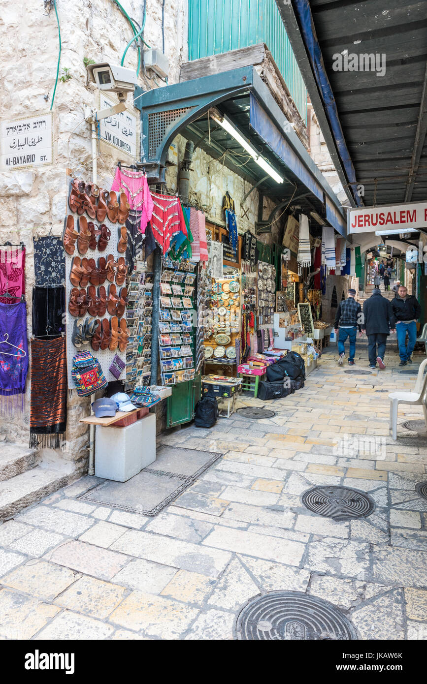Shops in the old city, Jerusalem, Israel Stock Photo Alamy