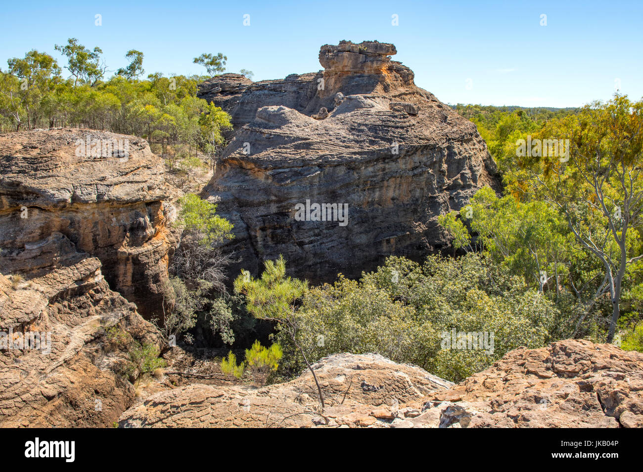 The Gorge from the Escarpment, Cobbold Gorge, Queensland, Australia Stock Photo