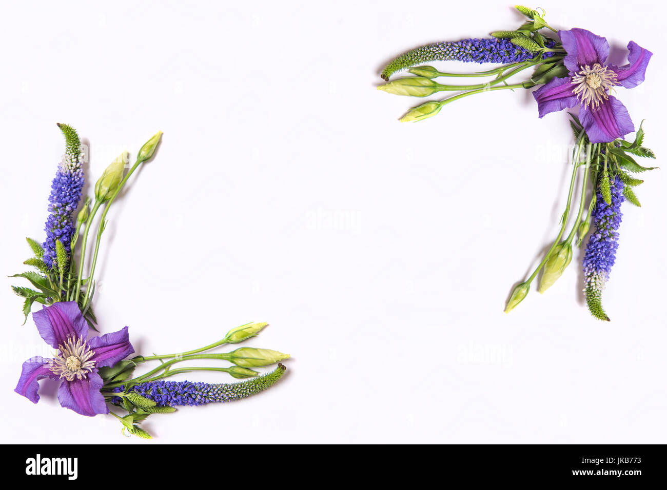 Real flower frame High Resolution Stock Photography and Images - Alamy