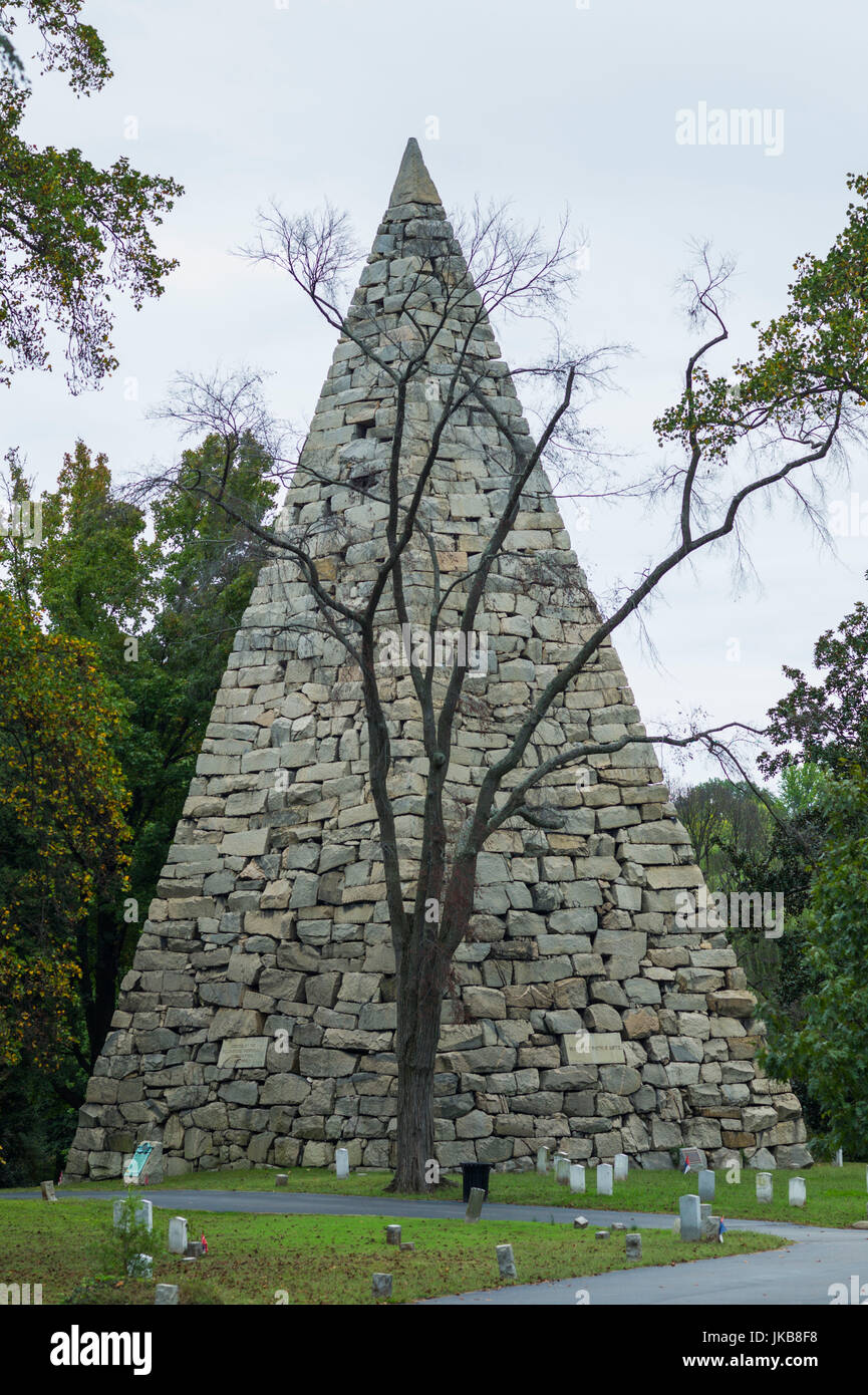 1868 Pyramid: Monument To Confederate Dead In Richmond, Virginia – FDXE