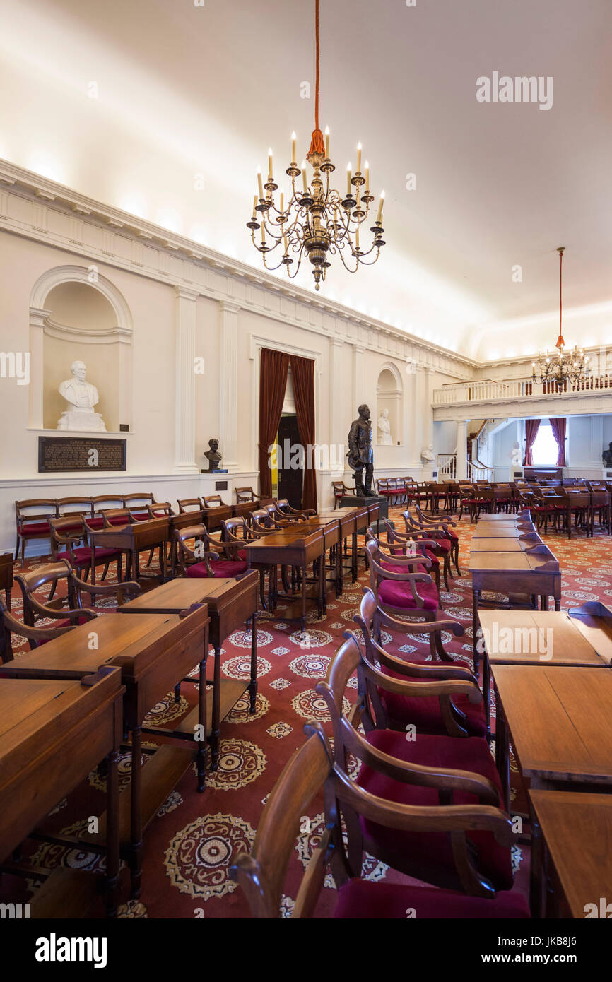 USA, Virginia, Richmond, Virginia State Capitol, The Old Hall of the