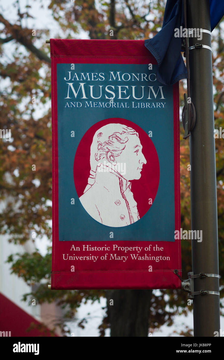 USA, Virginia, Fredericksburg, James Monroe Museum and Memorial Library